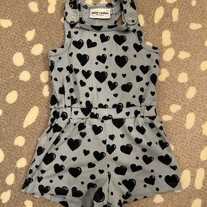Mini Rodini Heart Print Outfit 80/86 9m-1.5